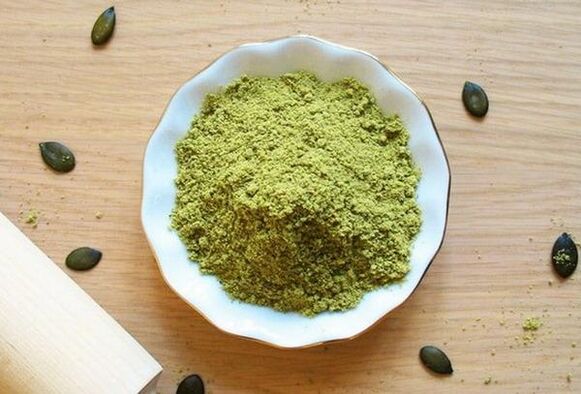 Pumpkin flour is used to treat prostatitis