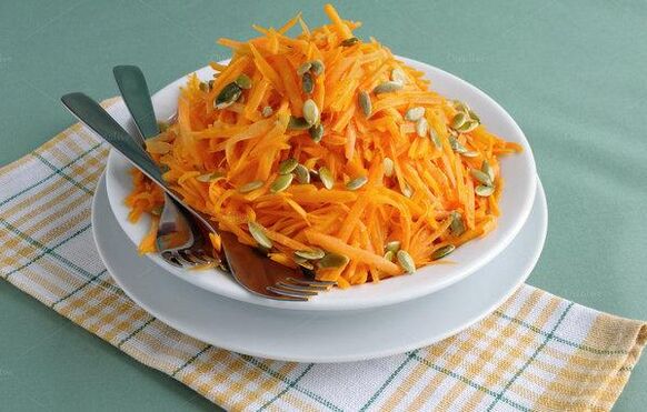 Pumpkin seed-based autumn salad helps against prostatitis