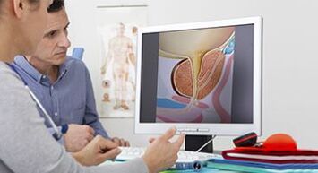Diagnosis of prostatitis in a man